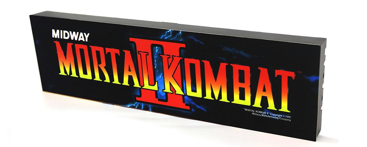 Mortal Kombat Light-Up Marquee