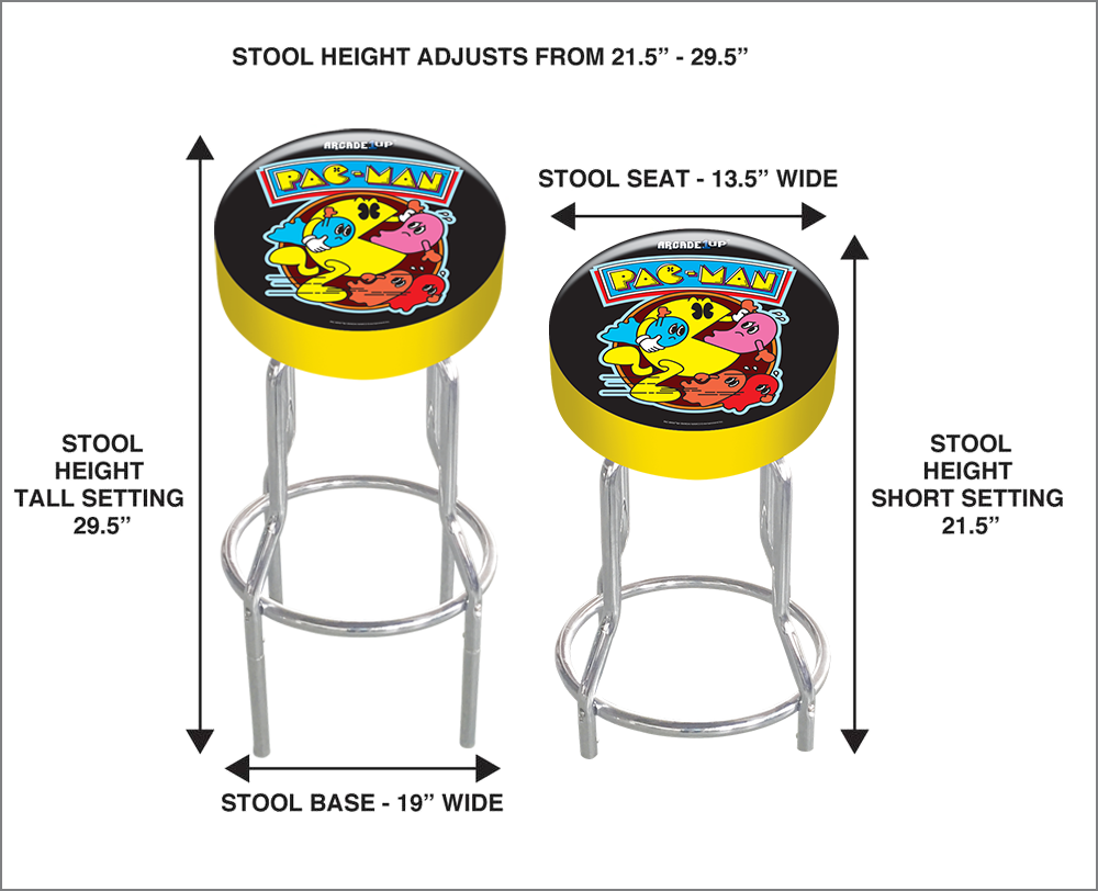 PAC-MAN™ Adjustable Stool