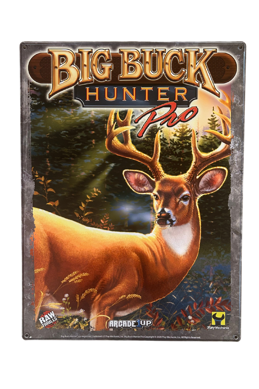 Big Buck Hunter Tin Sign