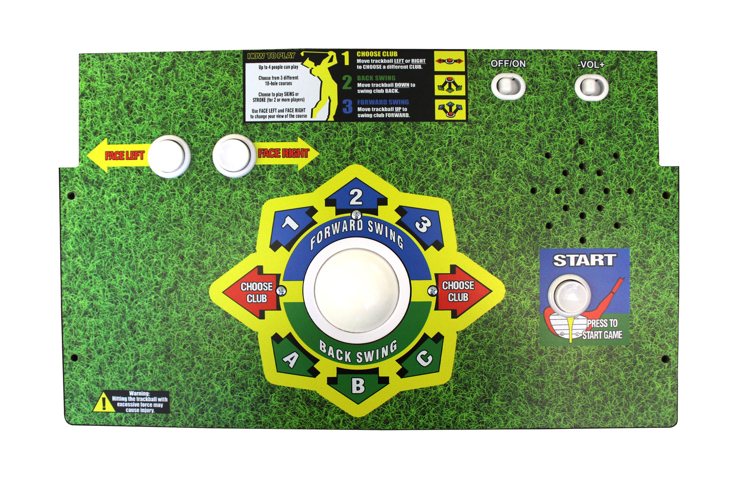 Golden Tee Button Set