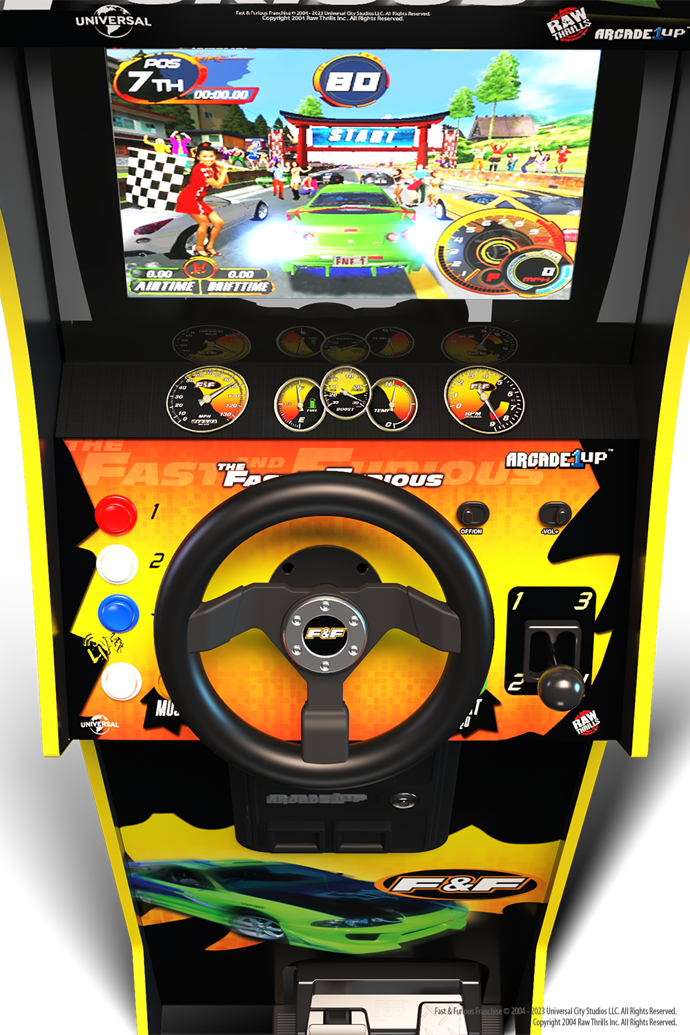 The Fast & The Furious Deluxe Arcade Machine