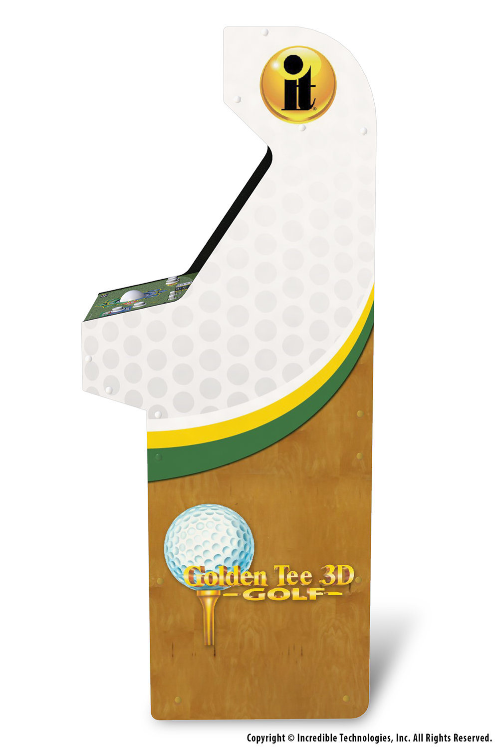 Golden Tee 3D Deluxe Arcade Machine