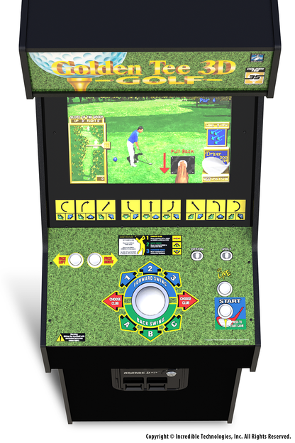 Golden Tee 3D Deluxe Arcade Machine