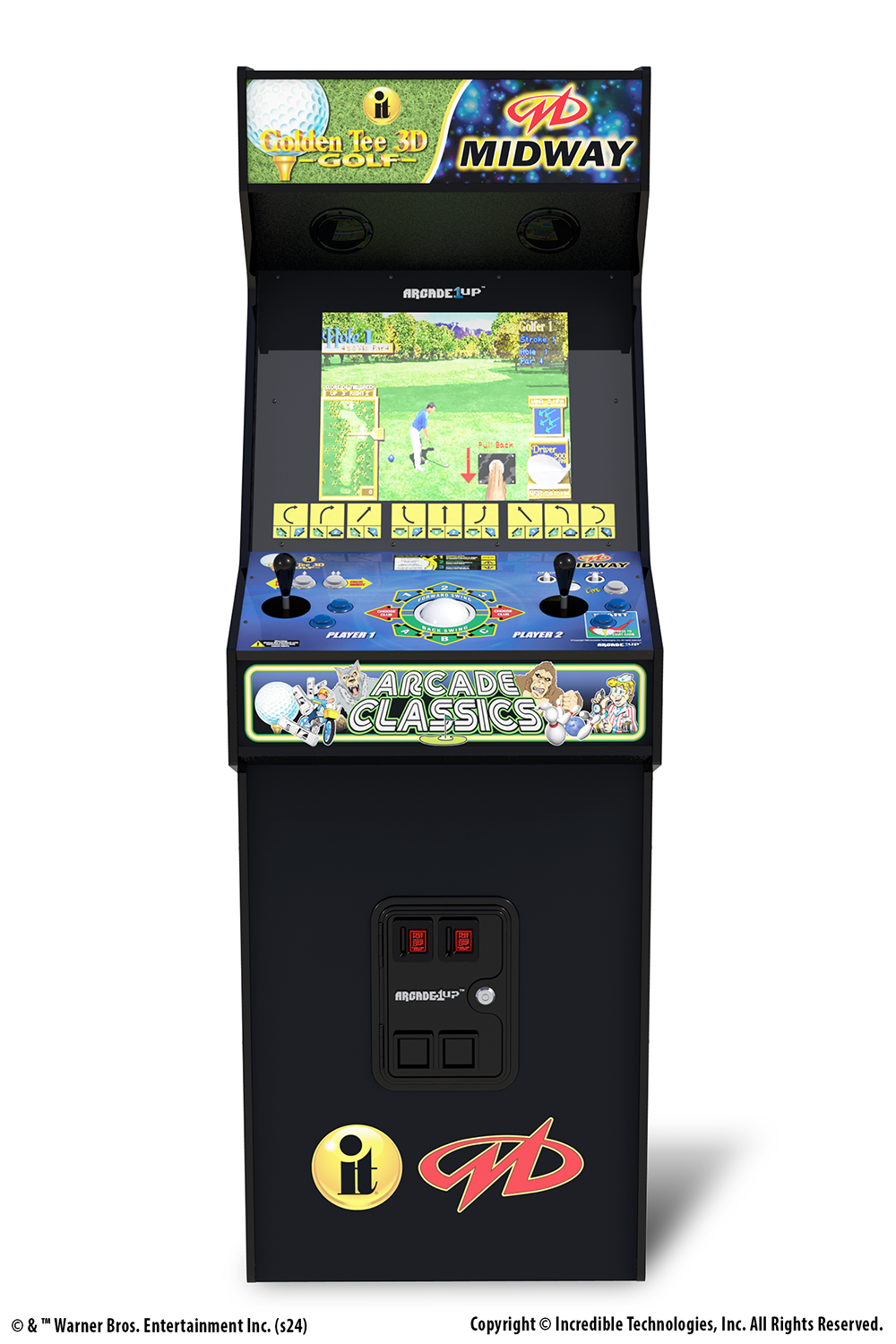 Golden Tee 3D x Midway XL Deluxe Arcade Machine