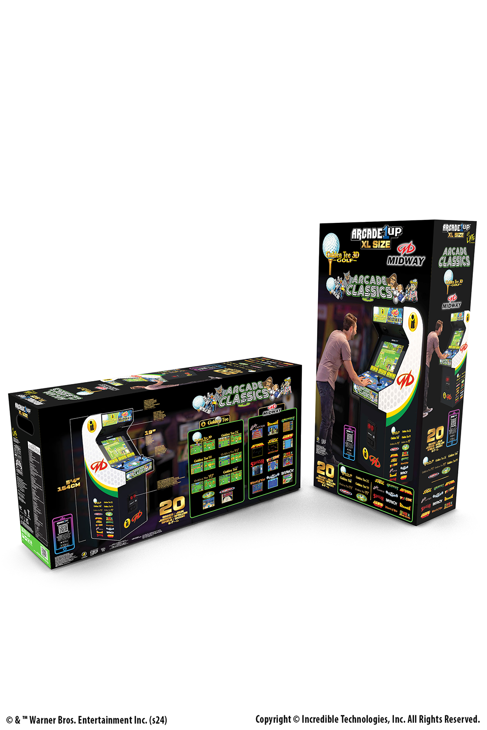 Golden Tee 3D x Midway XL Deluxe Arcade Machine