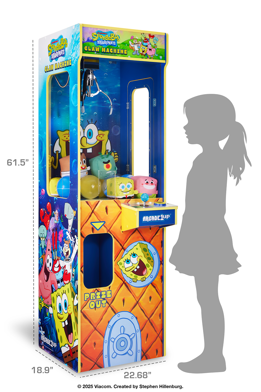 Arcade1Up SpongeBob SquarePants Claw Machine