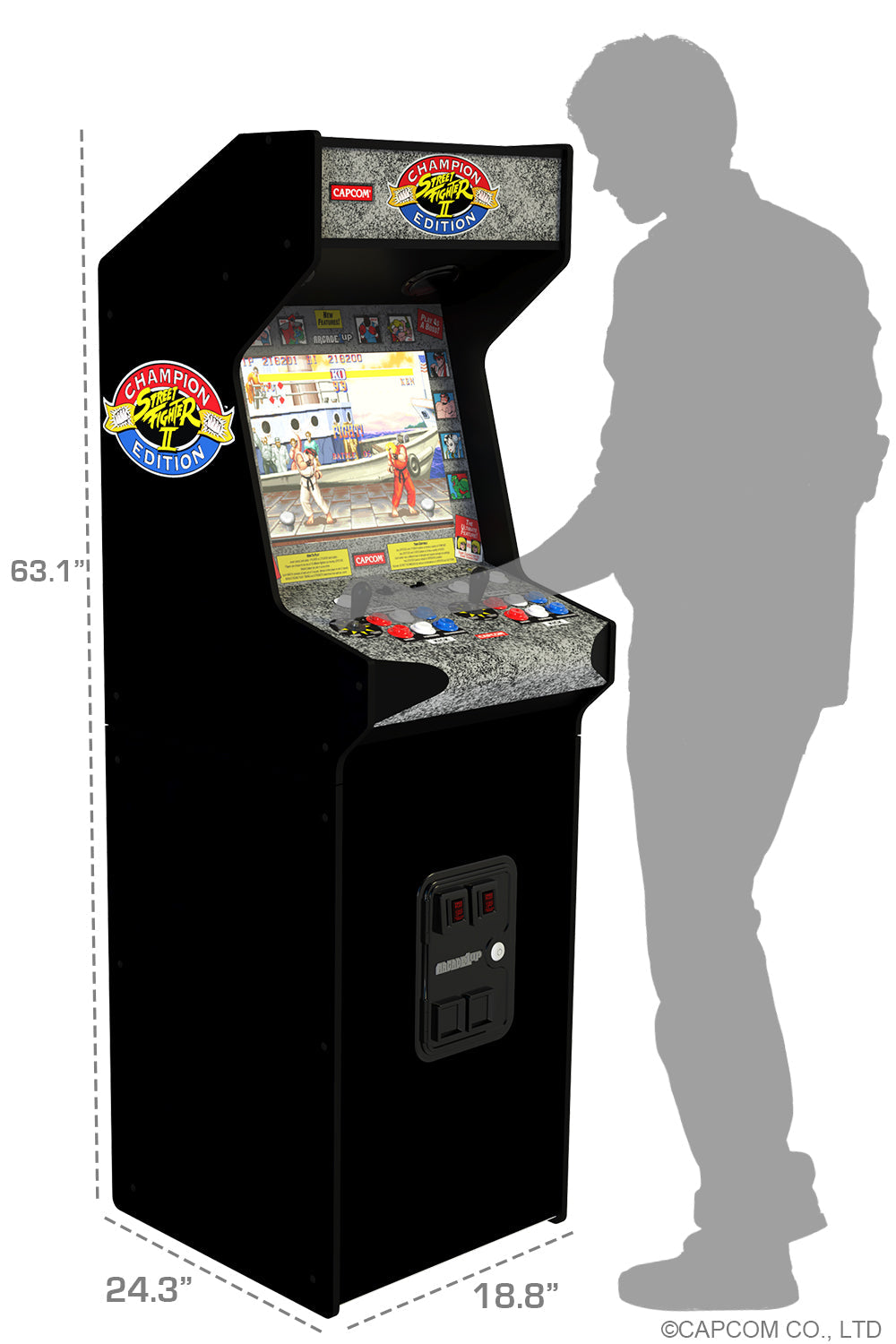 Street Fighter™ II Deluxe Arcade Machine
