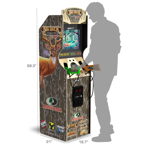 Big Buck Hunter Mossy Oak Deluxe Arcade Machine