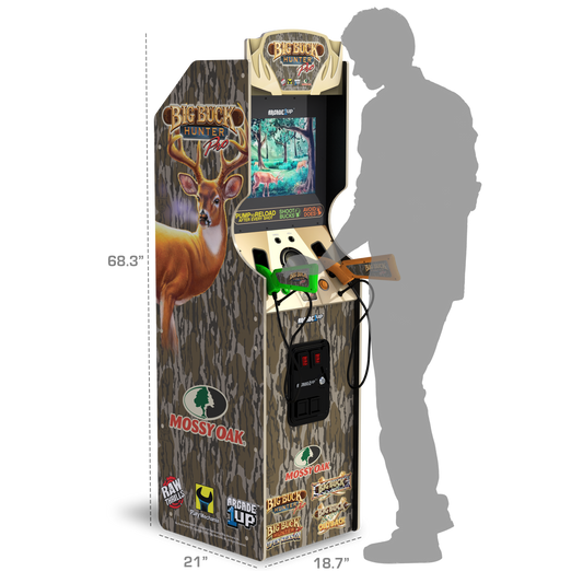 Big Buck Hunter Mossy Oak Deluxe Arcade Machine